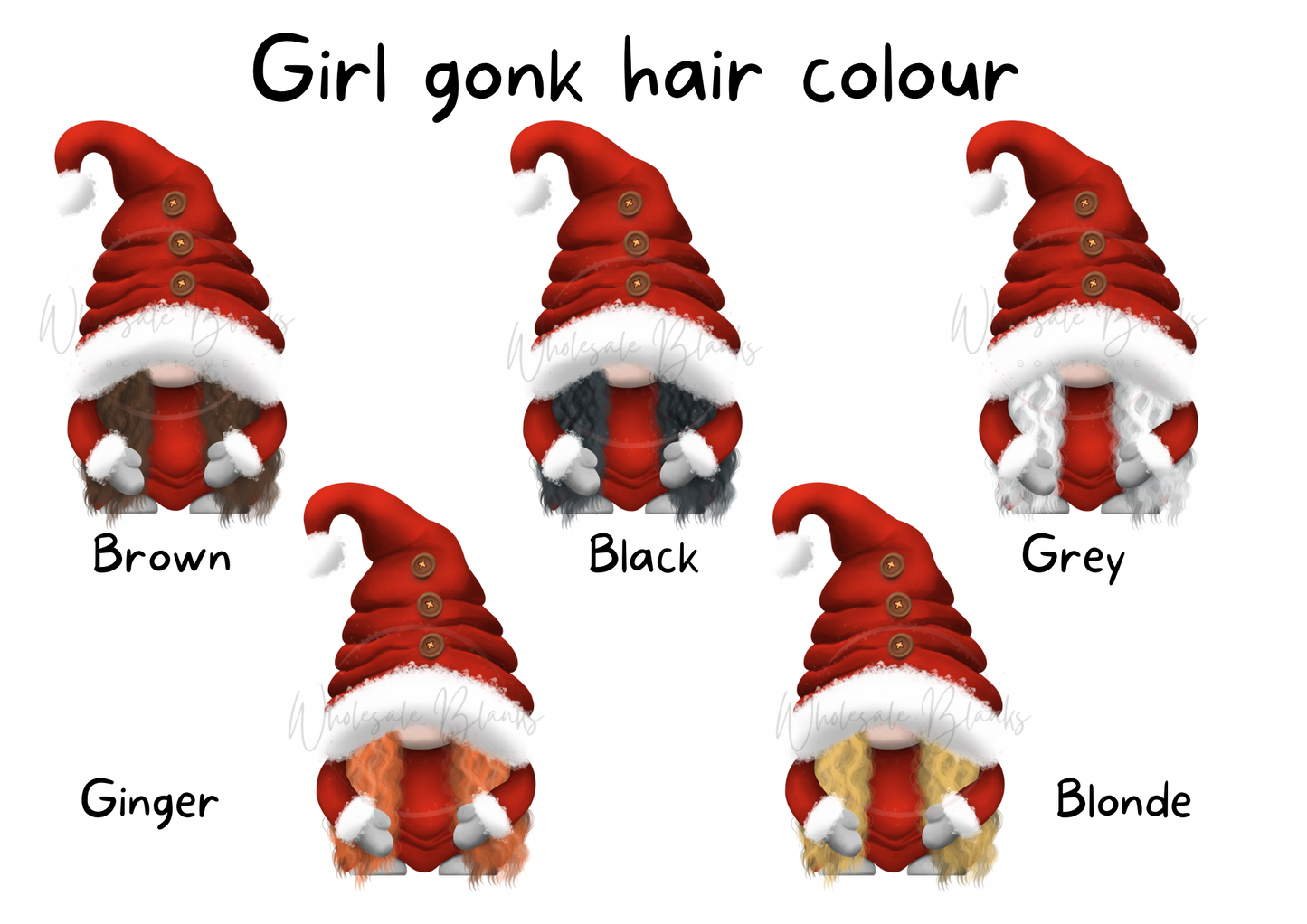 Gonk Family Christmas Card - Wholesale Blanks Bowtique