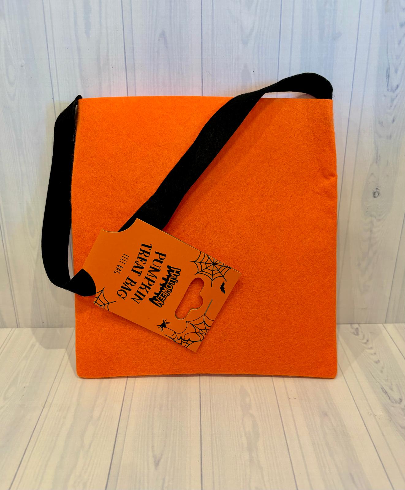 Pumpkin trick or treat bag