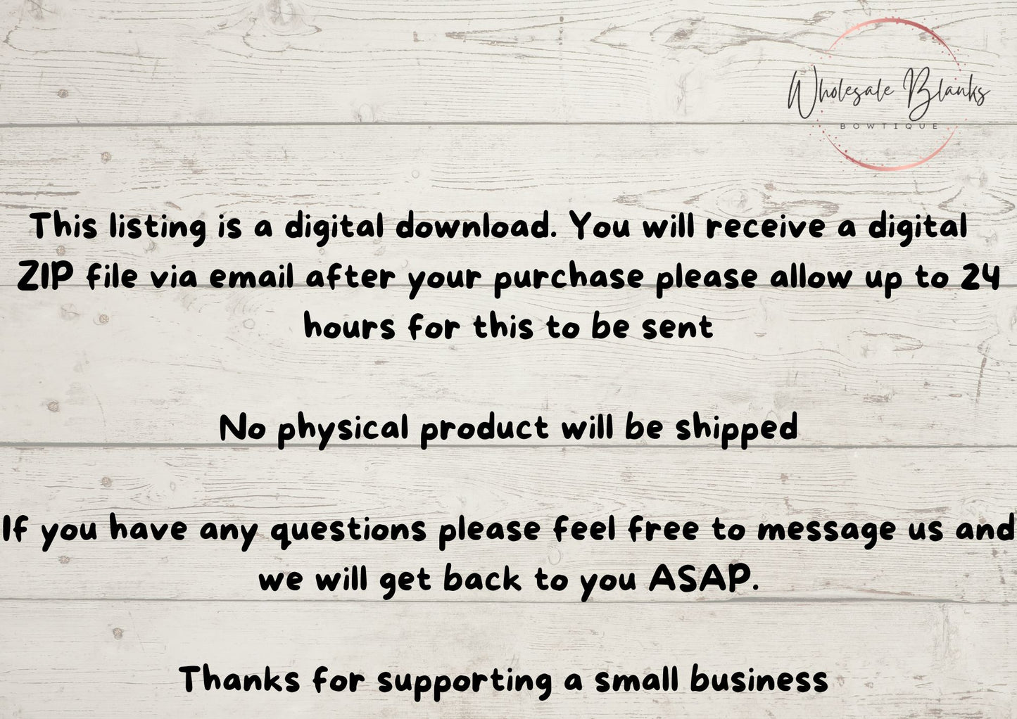 SVG Digital file - Wholesale Blanks Bowtique
