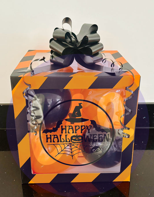 Halloween pull bow balloon box kit