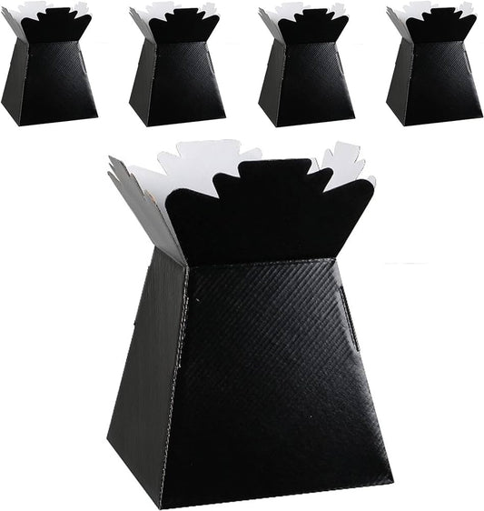 Black flower bouquet boxes - Wholesale Blanks Bowtique