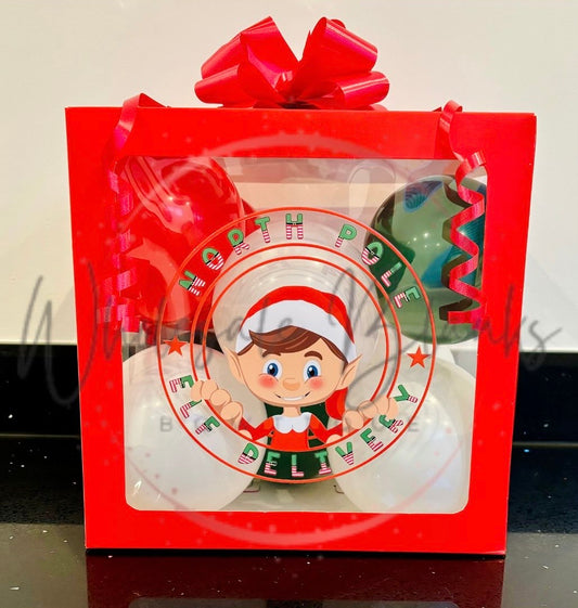 PRE ORDER UV- DTF Elf arrival box kit - Wholesale Blanks Bowtique