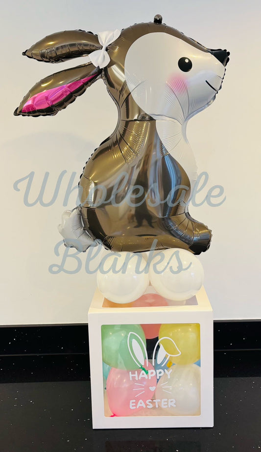 Grey Bunny Balloon Box Kit