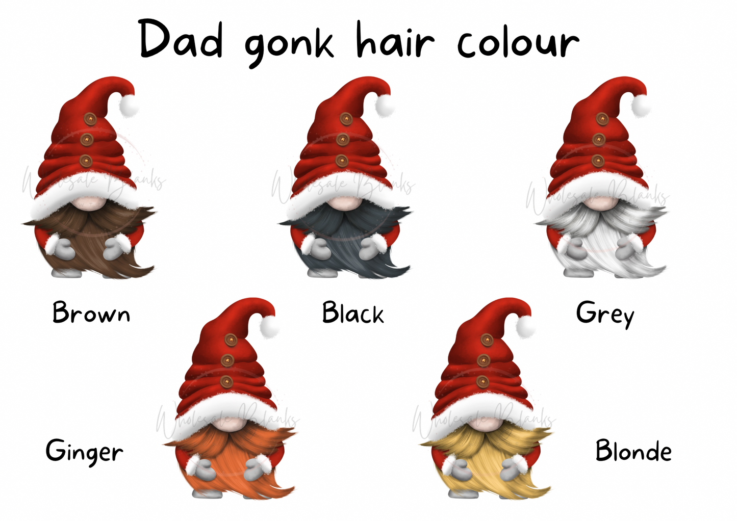 Gonk Family Christmas Card - Wholesale Blanks Bowtique