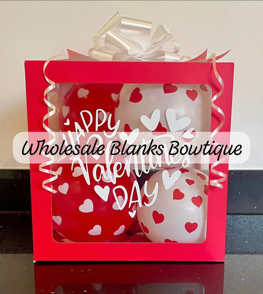 Valentine’s pull bow box kit - Wholesale Blanks Bowtique