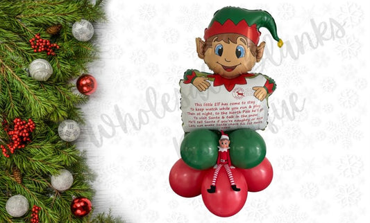 PRE ORDER Elf Arrival stacker balloon set - Wholesale Blanks Bowtique