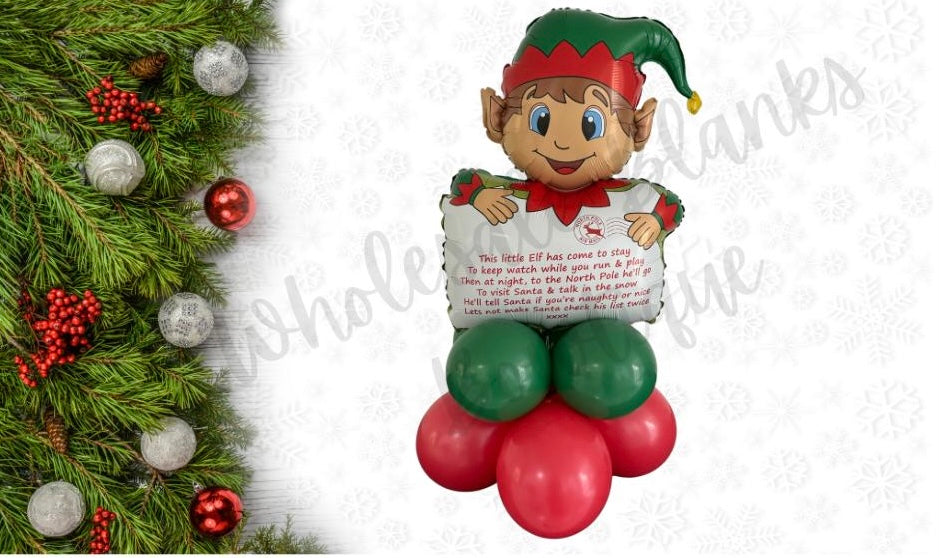PRE ORDER Elf Arrival stacker balloon set - Wholesale Blanks Bowtique