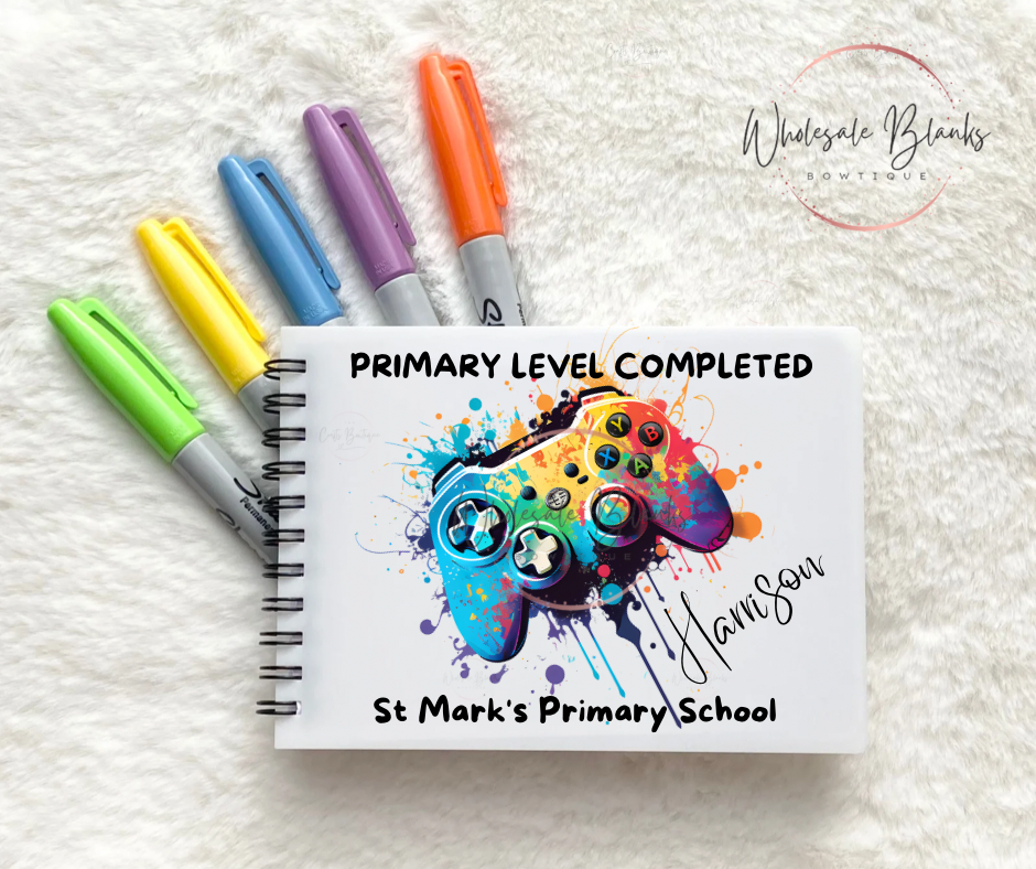 Leaver’s Gamer message book - Wholesale Blanks Bowtique