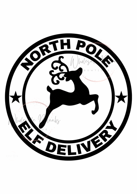 Decal for Elf Balloon Box - Wholesale Blanks Bowtique