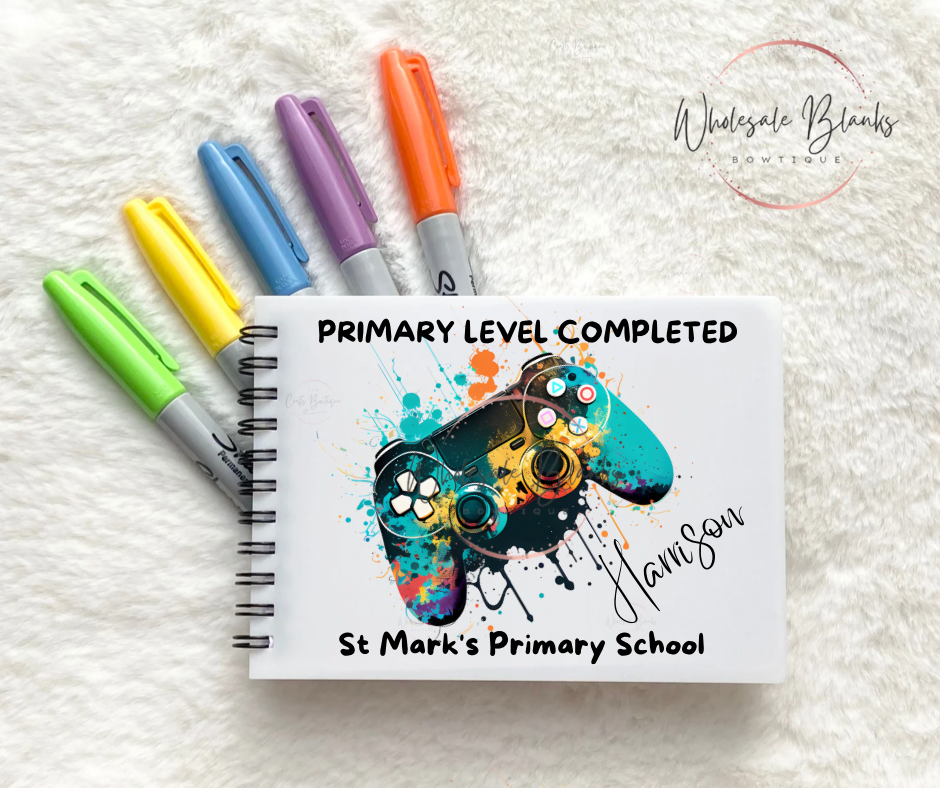 Leaver’s Gamer message book - Wholesale Blanks Bowtique