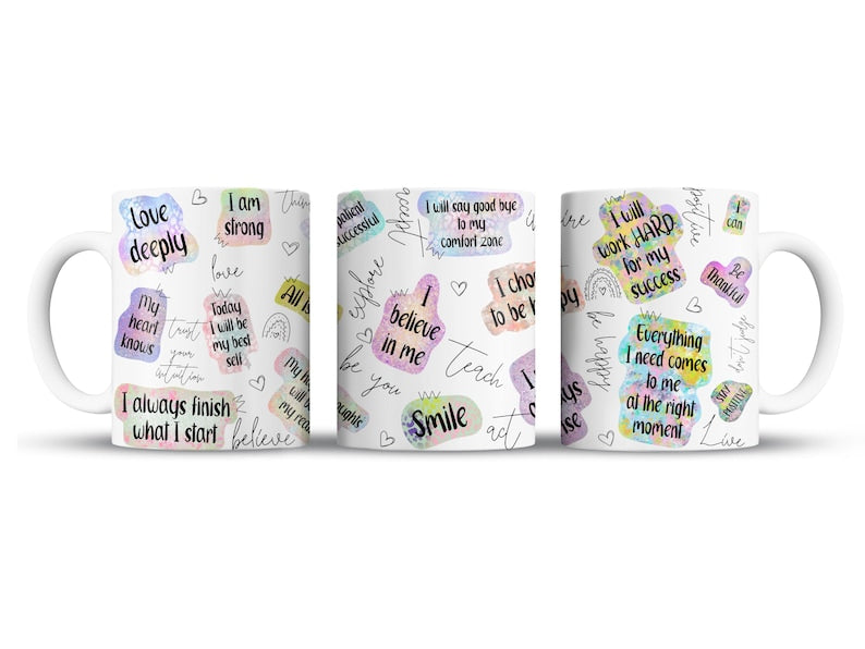 Positive affirmation mug - Wholesale Blanks Bowtique