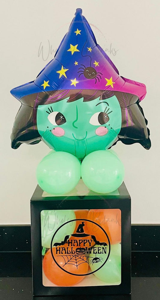 Ready to ship Halloween witch balloon - Wholesale Blanks Bowtique