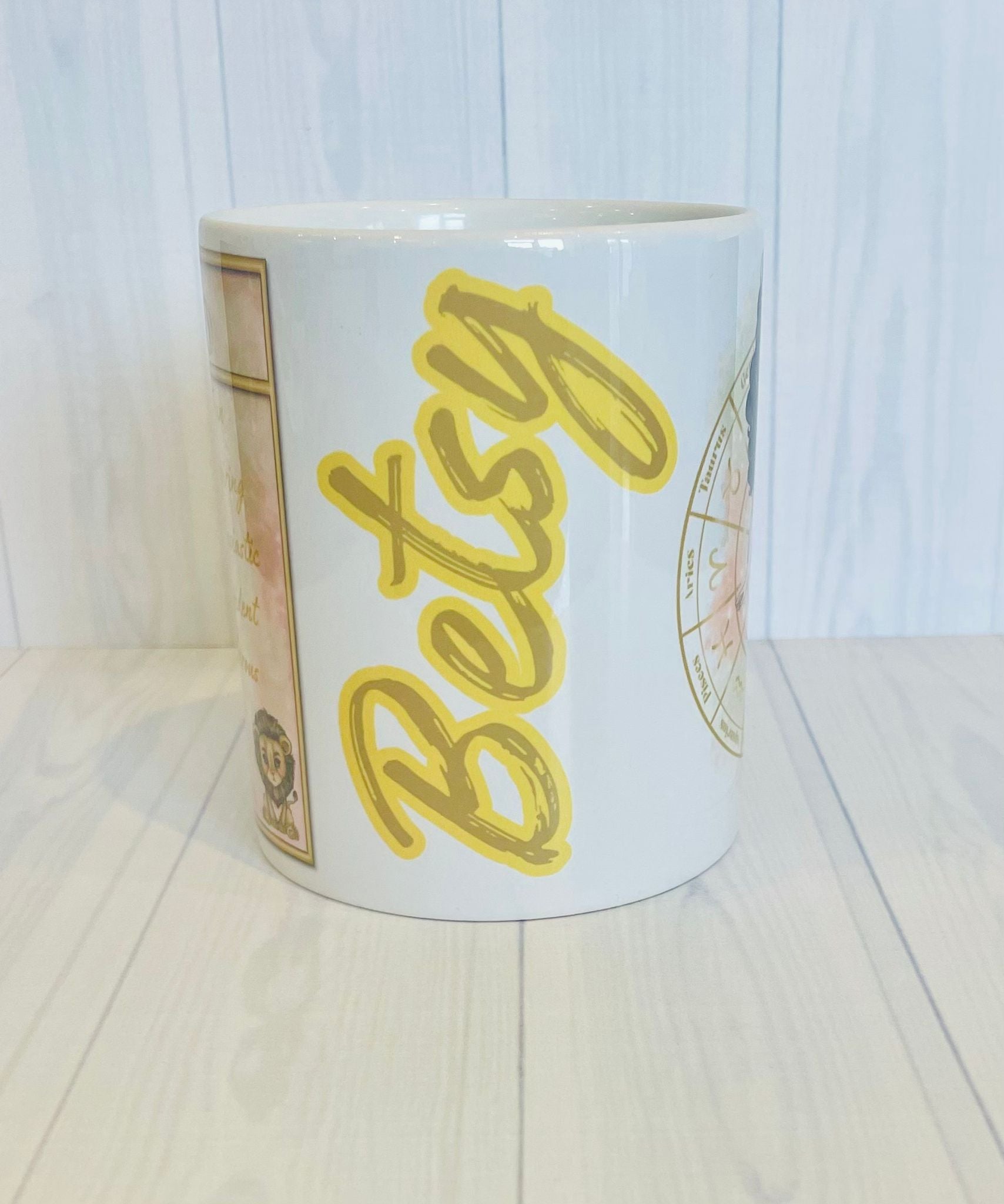 Zodiac Leo personalised mug - Wholesale Blanks Bowtique