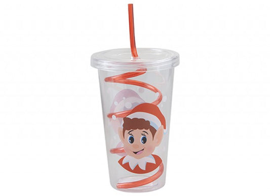 Elf cup with swirl straw - Wholesale Blanks Bowtique