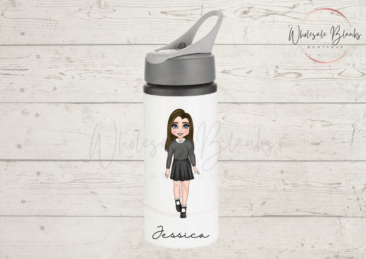 Printed 650 ml water bottle - Wholesale Blanks Bowtique
