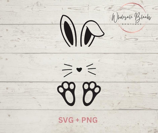 Easter bunny SVG download - Wholesale Blanks Bowtique