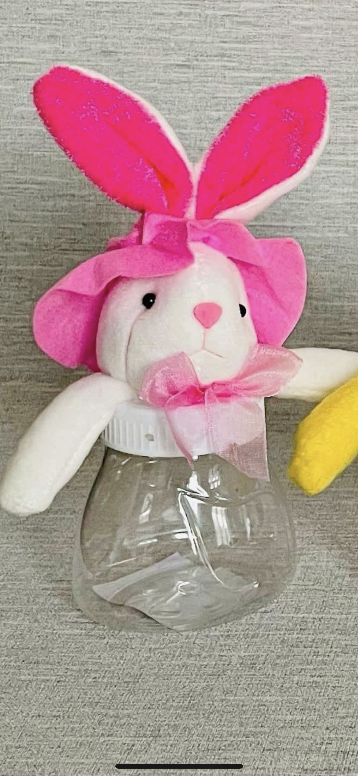 Pink bunny sweet jars - Wholesale Blanks Bowtique