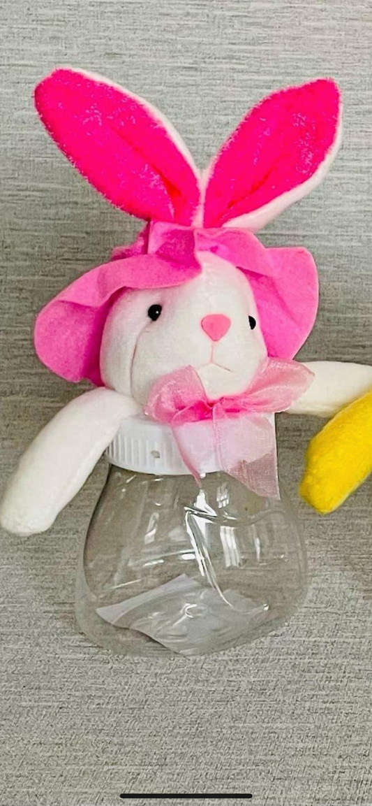 Pink bunny sweet jars - Wholesale Blanks Bowtique