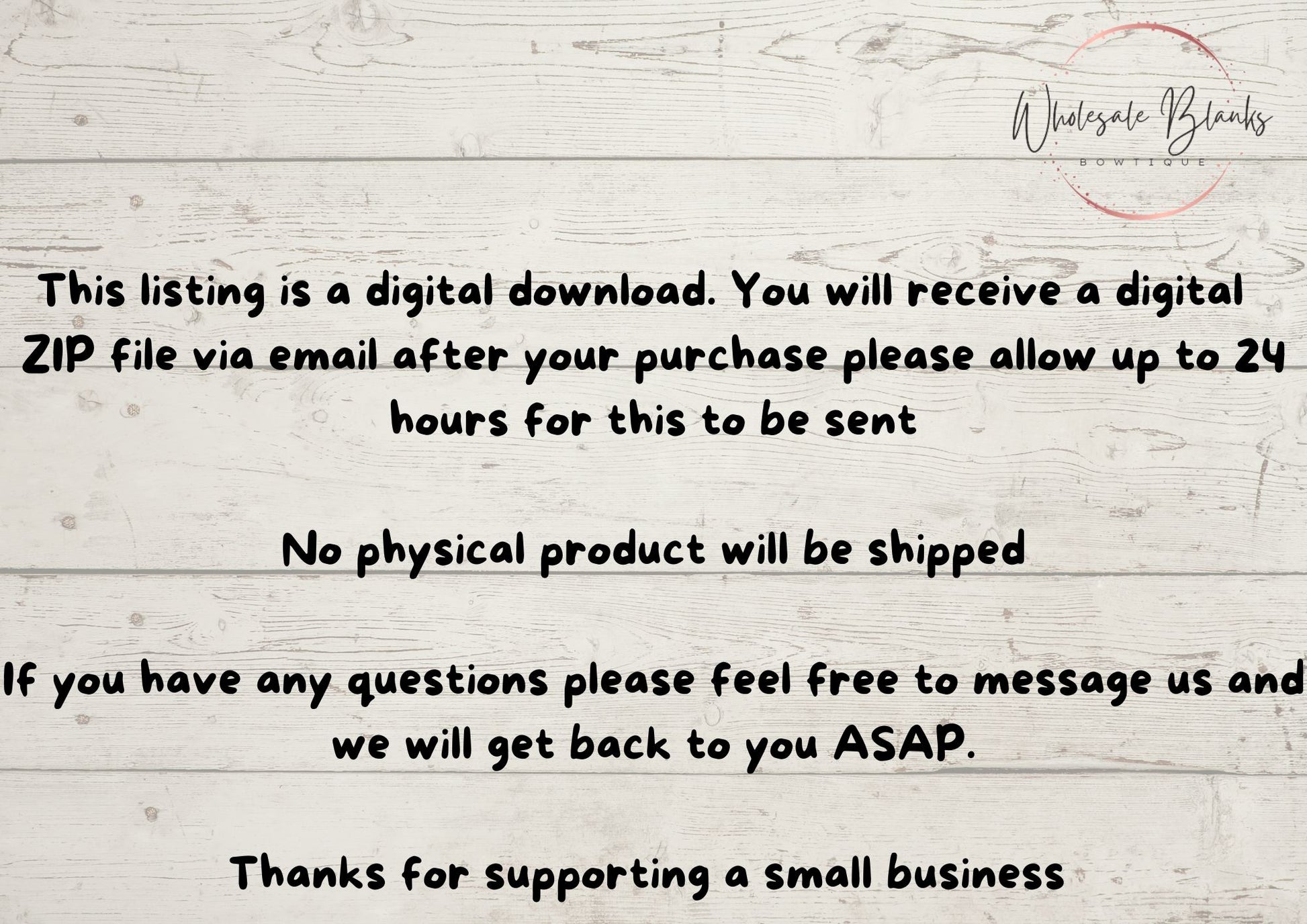SVG Digital file - Wholesale Blanks Bowtique